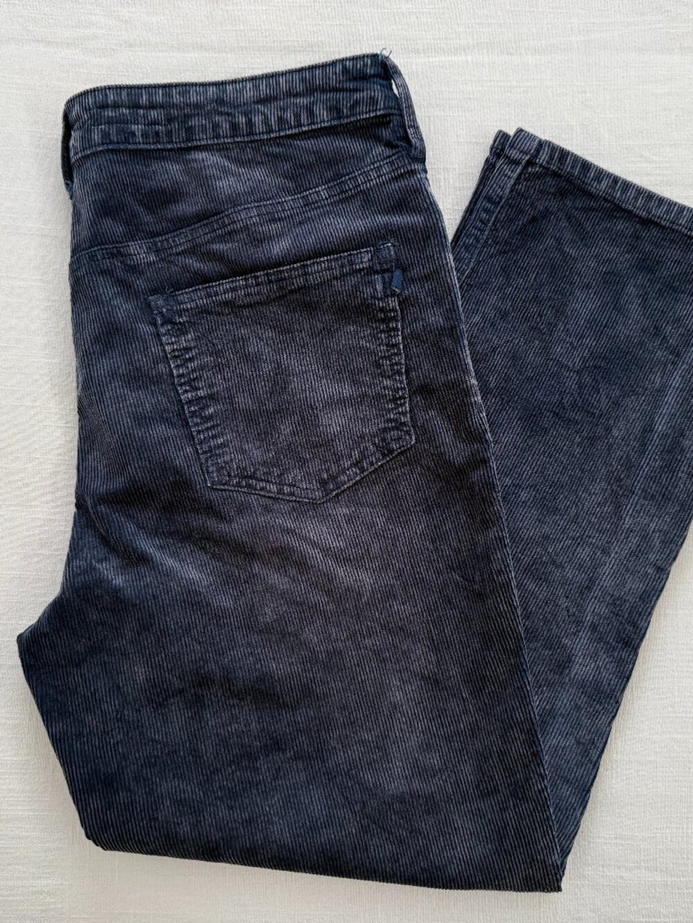 Navy Corduroy Pilcro Pant / Vintage Straight